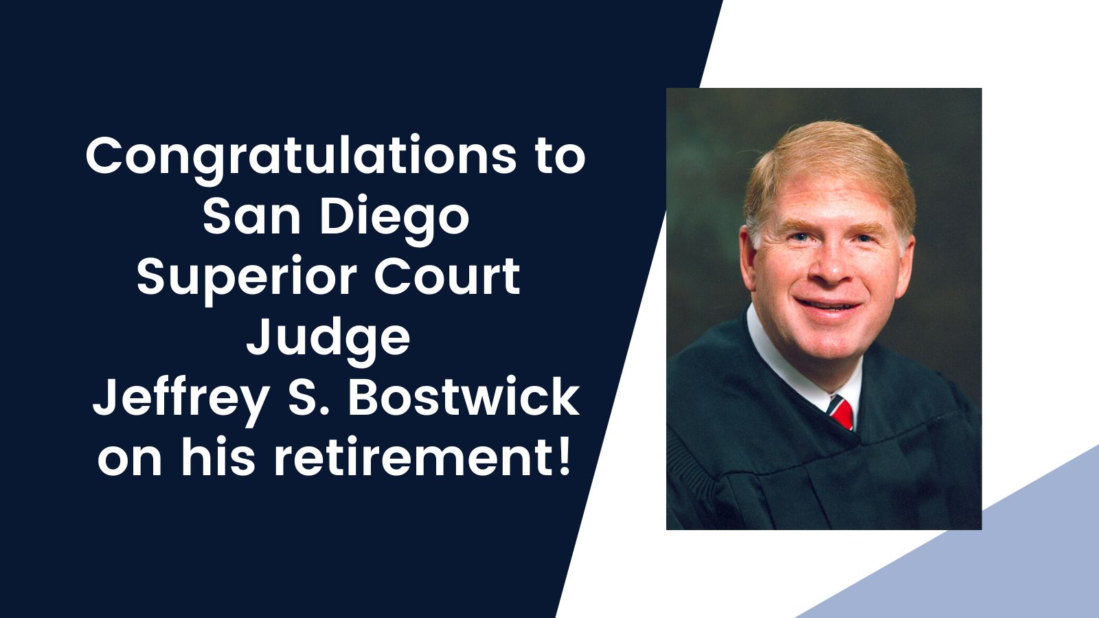 Judge Bostwick retirement