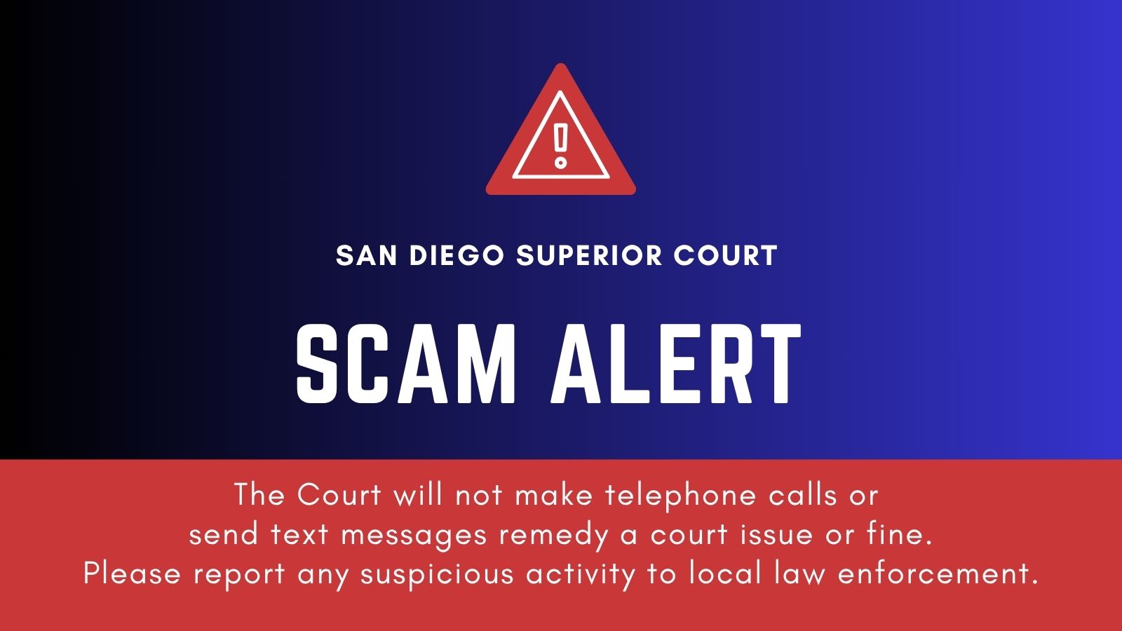 Scam alert